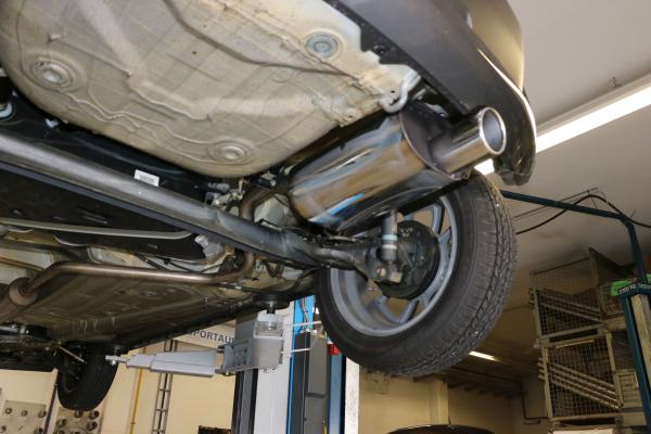 Endschalldämpfer - 1x90 Typ 16 passend für: Suzuki Ignis III Frontantrieb